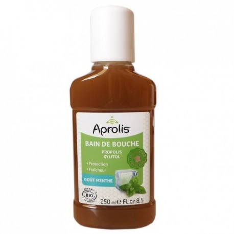 Bain bouche Aprolis goût menthe 250 ml Bain bouche Aprolis goût menthe 250 ml