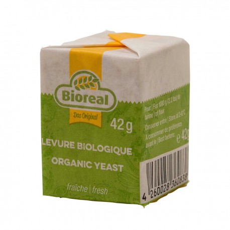 Levure fraîche en cube 42 gr Levure fraîche en cube 42 gr