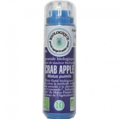 Fleurs Bach n° 10 granules CRAB APPLE Fleurs Bach n° 10 granules CRAB APPLE