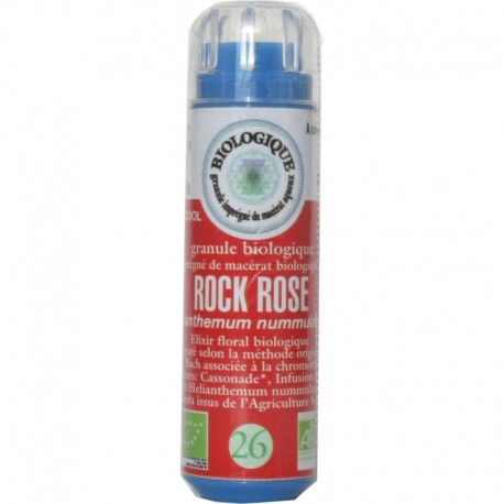 Fleurs Bach n° 26 granules ROCK ROSE Fleurs Bach n° 26 granules ROCK ROSE