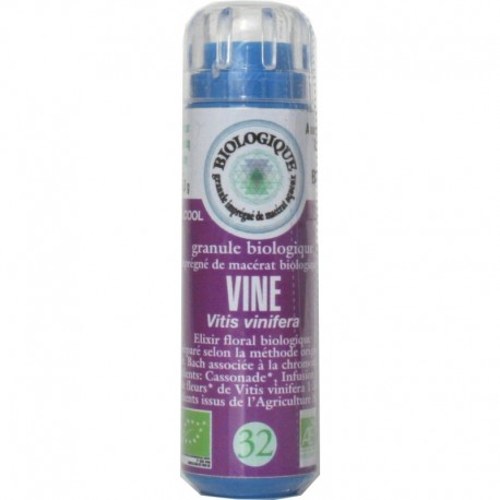 Fleurs Bach n° 32 granules VINE Fleurs Bach n° 32 granules VINE
