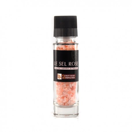 Moulin le sel rose cristaux 100 gr Moulin le sel rose cristaux 100 gr