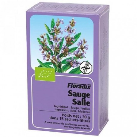 Tisane Bio sauge 15 sachets Tisane Bio sauge 15 sachets
