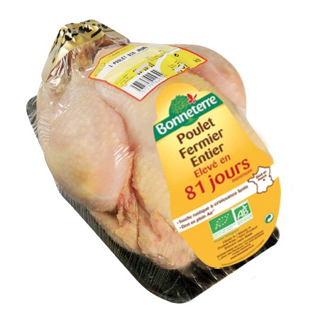 POULET JAUNE FERMIER D'AUVERGNE MOYEN POULET JAUNE FERMIER D'AUVERGNE MOYEN