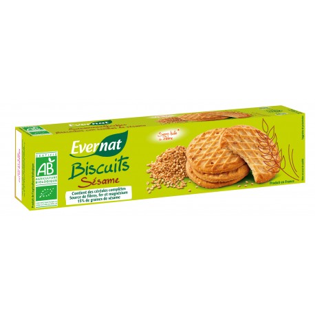 BISCUITS SESAME Evernat 150 gr BISCUITS SESAME Evernat 150 gr