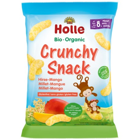 Bio Crunchy Snack Millet Mangue 25 gr Bio Crunchy Snack Millet Mangue 25 gr