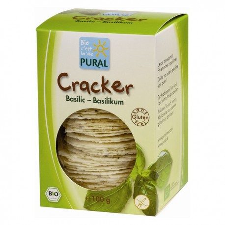 Crackers basilic sans gluten 100 gr Crackers basilic sans gluten 100 gr