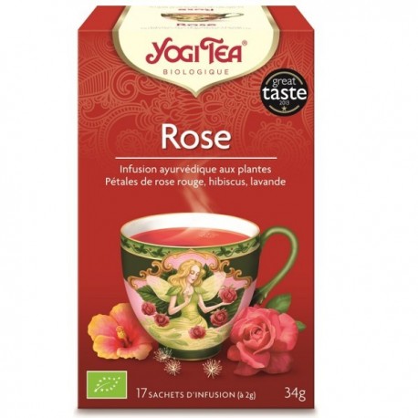 YOGI TEA rose bio 17 sachets YOGI TEA rose bio 17 sachets