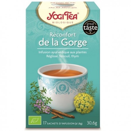 YOGI TEA Réconfort gorge 17 infusettes YOGI TEA Réconfort gorge 17 infusettes