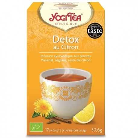 Yogi Tee Detox citron 17 sachets Yogi Tee Detox citron 17 sachets
