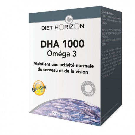DHA 1000 Oméga 3 - 60 capsules DHA 1000 Oméga 3 - 60 capsules