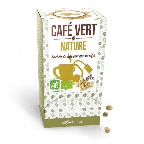 Café vert nature non torréfié (x20 sache Café vert nature non torréfié (x20 sache