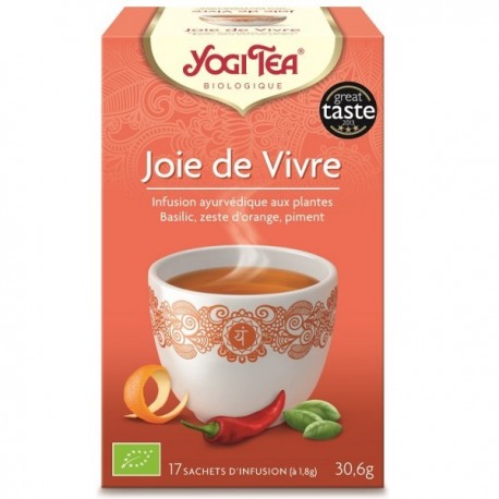 YOGI TEA Joie de vivre 17 sachets YOGI TEA Joie de vivre 17 sachets