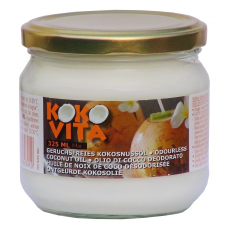 Huile coco désodorisée BIO - pot 325 ml Huile coco désodorisée BIO - pot 325 ml