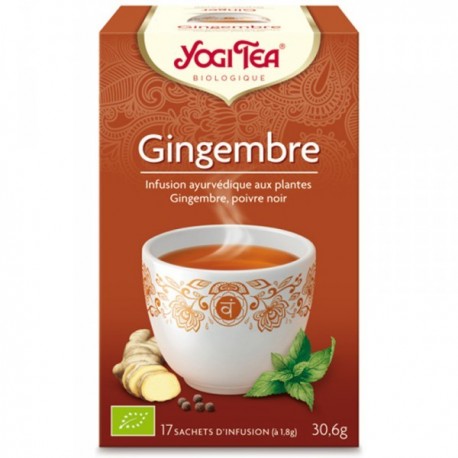 Yogi tea Gingembre 17 sachets Yogi tea Gingembre 17 sachets
