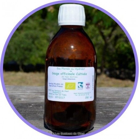 Hydrolat sauge officinale 250 ml Hydrolat sauge officinale 250 ml