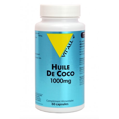 VIT'ALL+ HUILE DE COCO 1000 MG 60 CAPSULES VIT'ALL+ HUILE DE COCO 1000 MG 60 CAPSULES