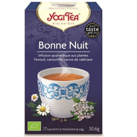 YOGI TEA BONNE NUIT 17 sachets YOGI TEA BONNE NUIT 17 sachets