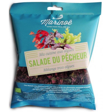 Salade du pêcheur (dulse, nori, laitue) Salade du pêcheur (dulse, nori, laitue)