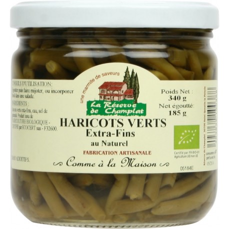 HARICOTS VERTS EXTRA-FINS 340 gr HARICOTS VERTS EXTRA-FINS 340 gr