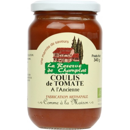 Coulis tomate à l'ancienne 340 gr Coulis tomate à l'ancienne 340 gr