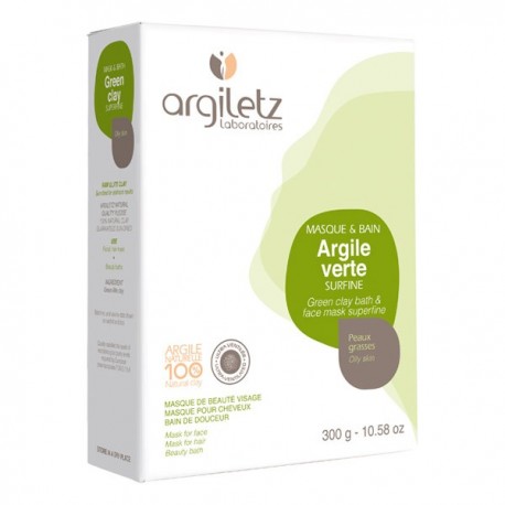 Argile verte surfine 300 gr Argile verte surfine 300 gr