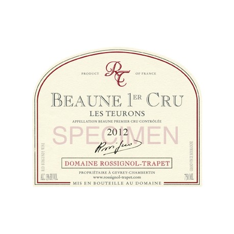 Beaune 1er cru Teurons Ross Trapet 2011 Beaune 1er cru Teurons Ross Trapet 2011
