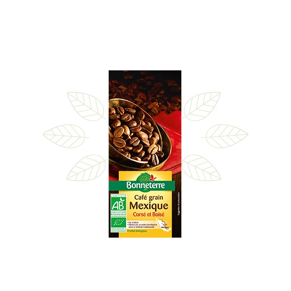 CAFE MEXIQUE grains PUR ARABICA 250g CAFE MEXIQUE grains PUR ARABICA 250g