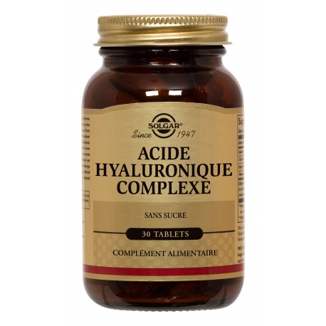 SOLGAR COLLAGENE ACIDE HYALURONIQUE COMPLEXE 30 COMPRIMES SOLGAR COLLAGENE ACIDE HYALURONIQUE COMPLEXE 30 COMPRIMES