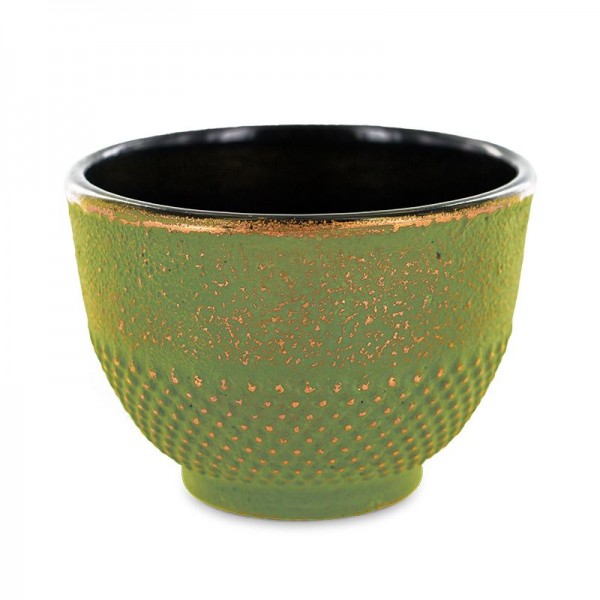 TASSE FONTE CHINOISE VERTE & DOREE 80ml TASSE FONTE CHINOISE VERTE & DOREE 80ml