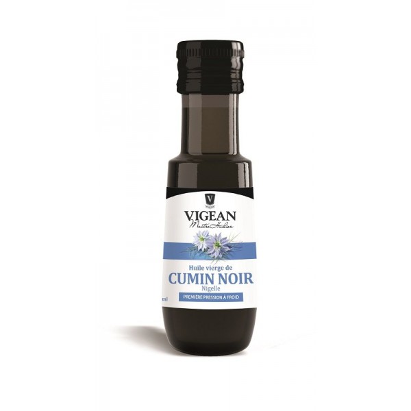 HUILE NIGELLE CUMIN VIERGE RAW FOOD 10cl HUILE NIGELLE CUMIN VIERGE RAW FOOD 10cl