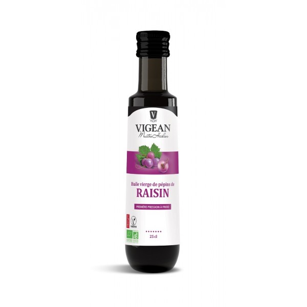 HUILE PEPIN RAISIN 1e PRESSION FROID25cl HUILE PEPIN RAISIN 1e PRESSION FROID25cl