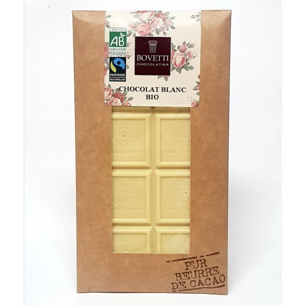 TABLETTE CHOCOLAT BLANC NATURE 100g TABLETTE CHOCOLAT BLANC NATURE 100g