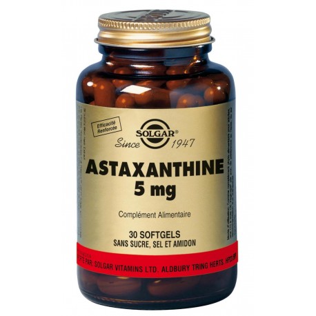 SOLGAR ASTAXANTHINE 5 MG 30 SOFTGELS SOLGAR ASTAXANTHINE 5 MG 30 SOFTGELS