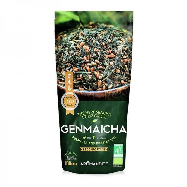 GENMAICHA (SENCHA/RIZ) réconfortant 100g GENMAICHA (SENCHA/RIZ) réconfortant 100g