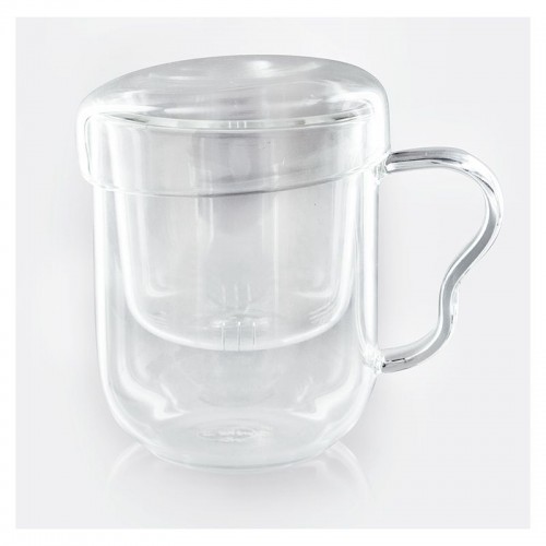 MUG VERRE + FILTRE VERRE  0.30 l