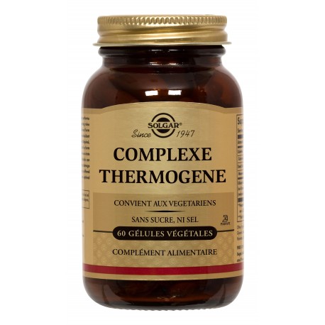 SOLGAR COMPLEXE THERMOGENE 60 GELULES VEGETALES SOLGAR COMPLEXE THERMOGENE 60 GELULES VEGETALES