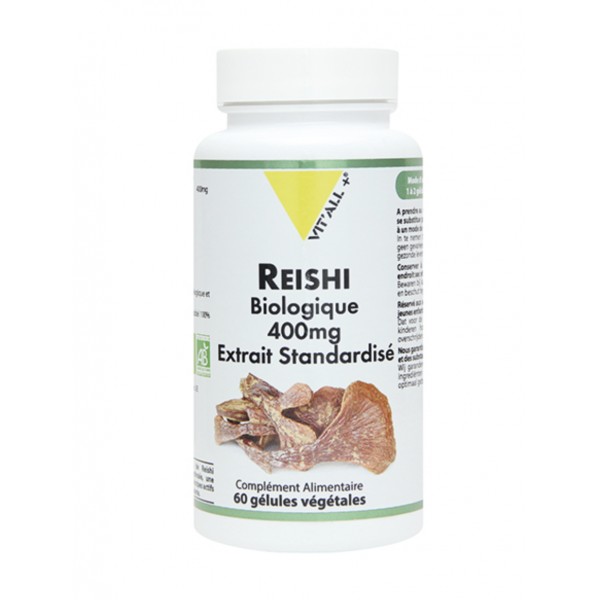 VIT'ALL+ REISHI 400 MG 60 GELULES VEGETALES VIT'ALL+ REISHI 400 MG 60 GELULES VEGETALES
