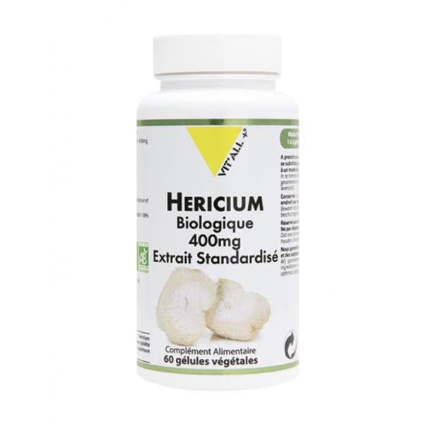 VIT'ALL+ HERICIUM 60 GELULES VEGETALES VIT'ALL+ HERICIUM 60 GELULES VEGETALES