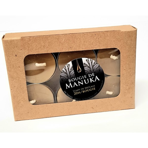 BOUGIE MANUKA de TABLE x 6 BOUGIE MANUKA de TABLE x 6