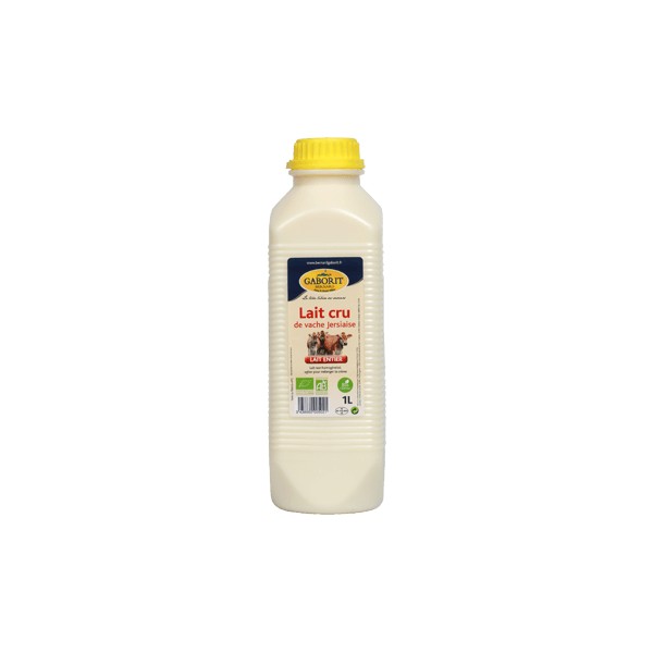 LAIT CRU ENTIER - VACHE JERSIASE 1L LAIT CRU ENTIER - VACHE JERSIASE 1L