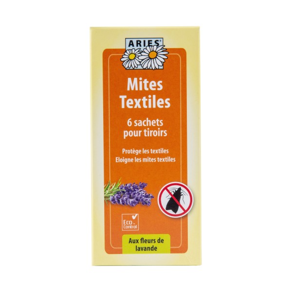MITES TEXTILES pour TIROIRS x6 sachets MITES TEXTILES pour TIROIRS x6 sachets