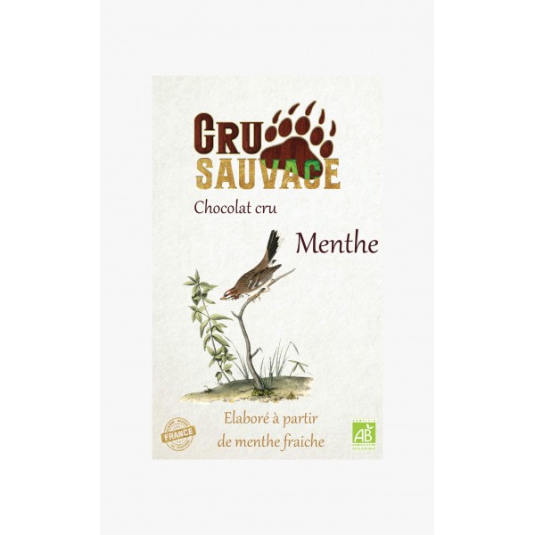 CHOCOLAT CRU MENTHE 50g CHOCOLAT CRU MENTHE 50g
