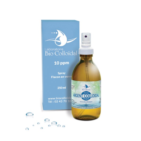 ARGENT COLLOÏDAL 10ppm spray 250ml ARGENT COLLOÏDAL 10ppm spray 250ml
