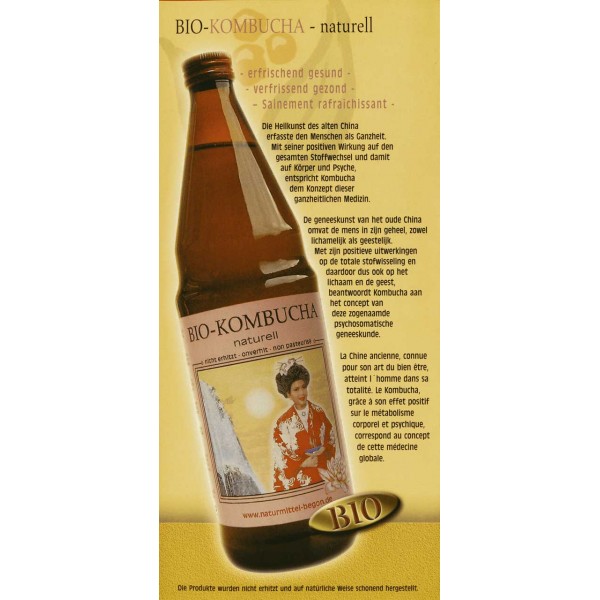 KOMBUCHA NATUREL non pasteurisé 750 ml KOMBUCHA NATUREL non pasteurisé 750 ml