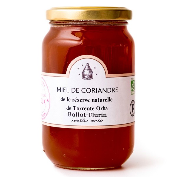 MIEL CORIANDRE TORRENTE ORBA 480g MIEL CORIANDRE TORRENTE ORBA 480g