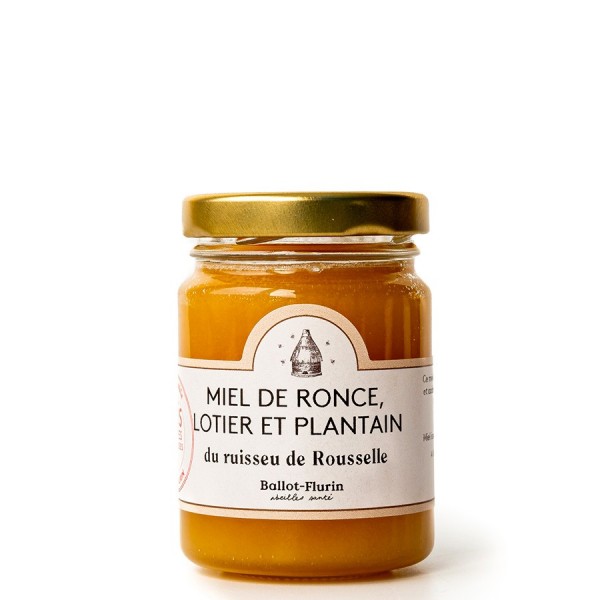 MIEL RONCE,LOTIER,PLANTAIN ROUSELLE 125g MIEL RONCE,LOTIER,PLANTAIN ROUSELLE 125g