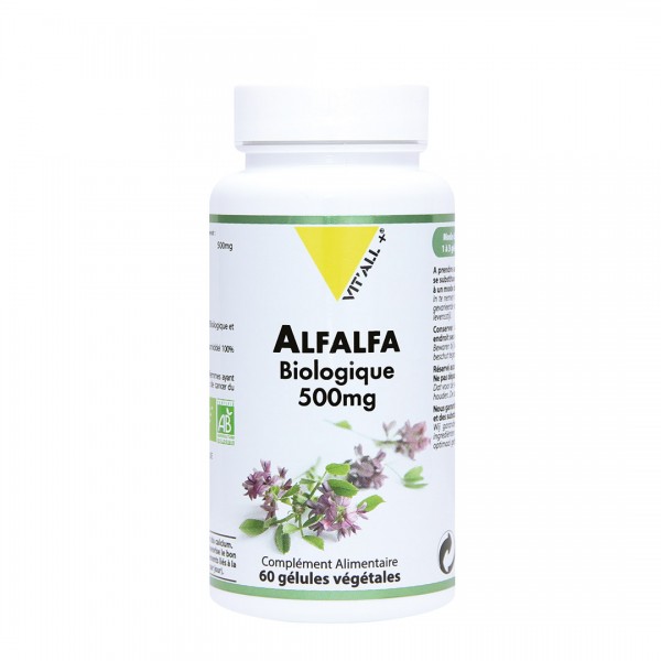 VIT'ALL+ ALFALFA 500 MG 60 GELULES VEGETALES VIT'ALL+ ALFALFA 500 MG 60 GELULES VEGETALES