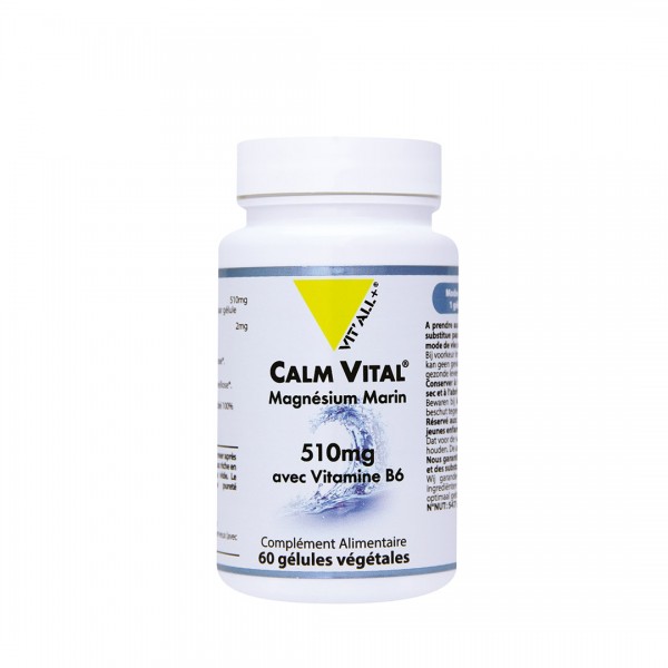 VIT'ALL+ CALM VITAL 510 MG 60 GELULES VEGETALES VIT'ALL+ CALM VITAL 510 MG 60 GELULES VEGETALES