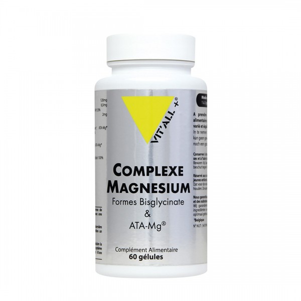 VIT'ALL+ COMPLEXE MAGNESIUM 60 GELULES VEGETALES VIT'ALL+ COMPLEXE MAGNESIUM 60 GELULES VEGETALES